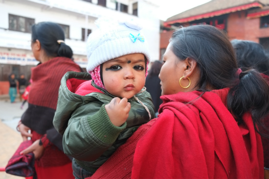 ネパールの子供